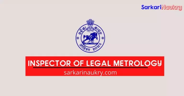 OSSC Inspector of Legal Metrology Recruitment 2022: Apply Now